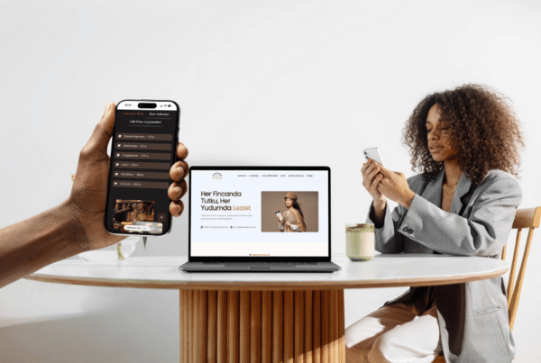 coffe extrax | minimal web tasarım · menü tasarım